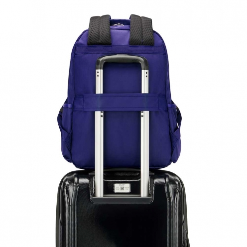 خرید کوله پشتی دلسی کالربلاک بنتون رنگ سرمه ای چمدان ایران -   COLORBLOCK BACKPACK DELSEY PARIS 376461002 chamedaniran 5